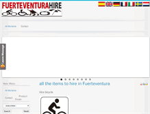 Tablet Screenshot of fuerteventurahire.com